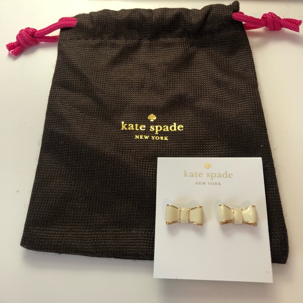 NWT Kate Spade Take A Bow Earrings